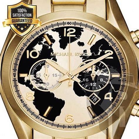 michael kors gold watch world map|Best 25+ Deals for Michael Kors Map Watch .